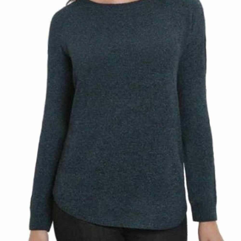 Ellen Tracy Deep Ocean Tweed Sweater New with Tags